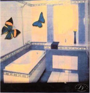 Návrh Koupelny Dlaždice Motýl M.